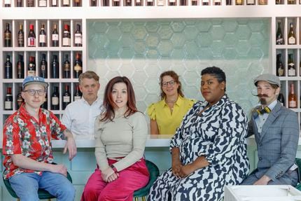 It's a group effort at Locals in Farmers Branch. Those involved in running the new wine bar...