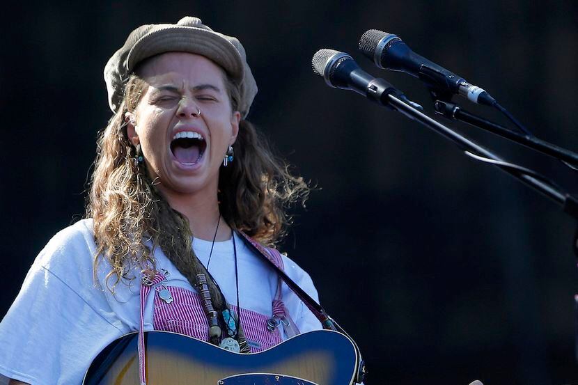 Tash Sultana performed on day three of Lollapalooza Chile 2018 at Parque O'Higgins on March...