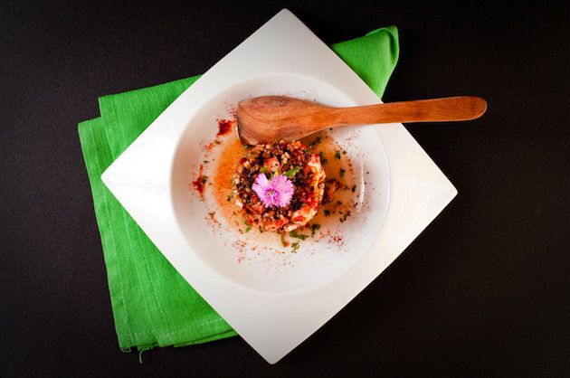 La ensalada Ipanema es perfecta para los aficionados de los mariscos, pues tiene pulpo.