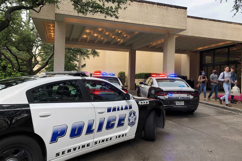 There was a heavy police presence as NorthPark Center as authorities investigated the report...