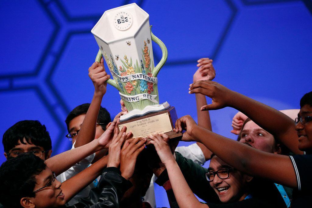 national spelling bee trophy