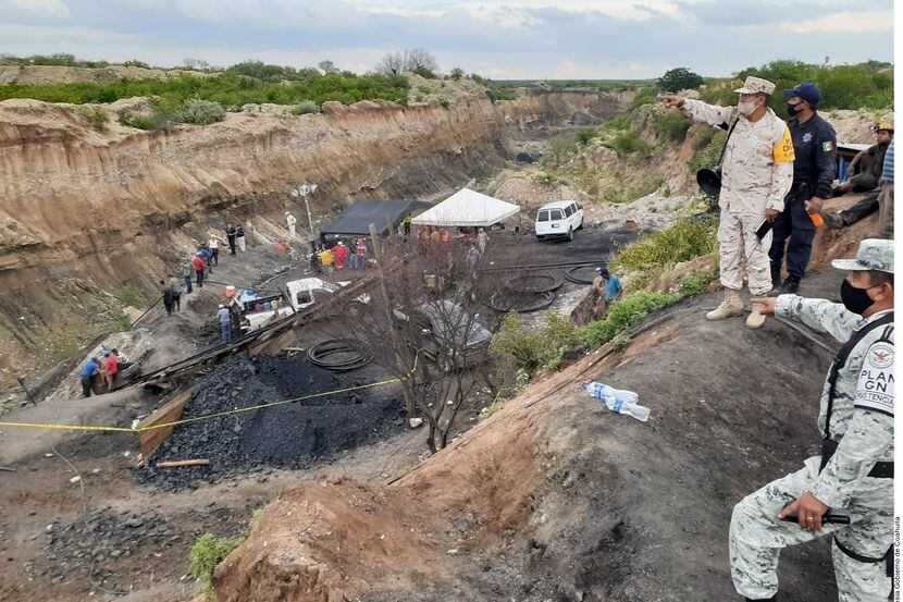 Un accidente en una mina de carbón en el municipio de Múzquiz, Coahuila, dejó a siete...