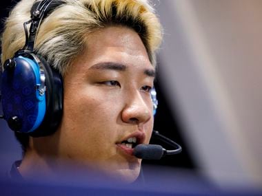 Pictured here in 2019, Son "OGE" Min-seok was traded from the Dallas Fuel to the Los Angeles Gladiators over the offseason.