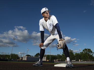 Jesuit senior shortstop Jordan Lawlar, 18, on the baseball field on the campus of Jesuit College Preparatory School of Dallas, on Tuesday, May 04, 2021.
