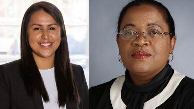 Karla Garcia, left, and Camile White, right, will face off once again for Dallas ISD's...