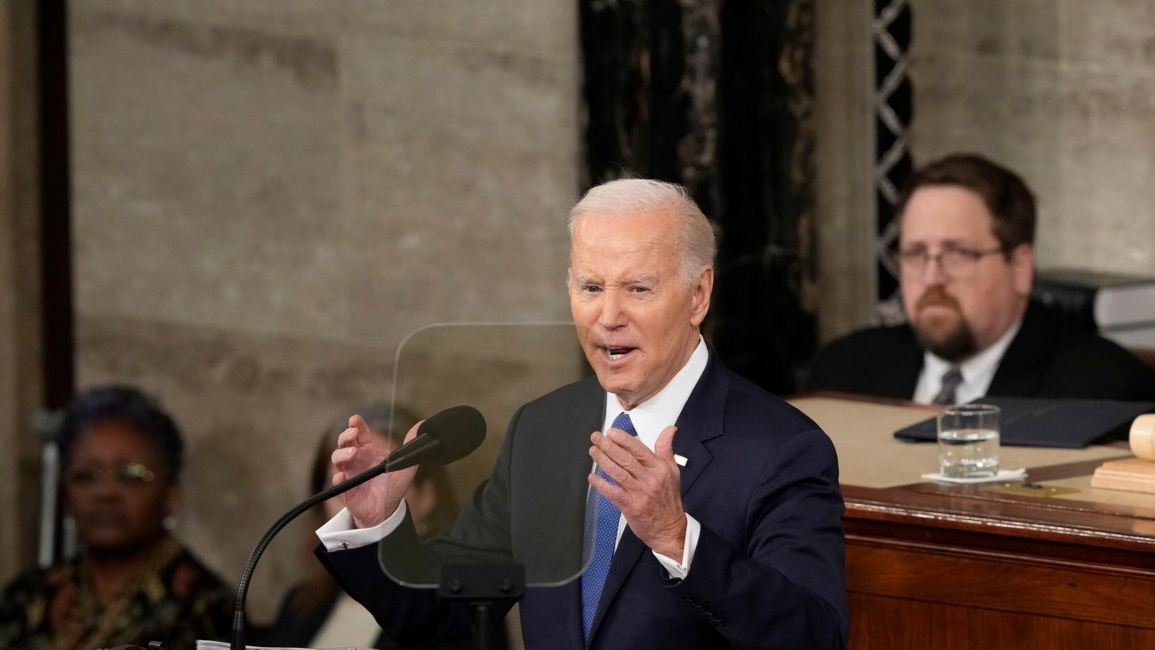 President Joe Biden delivers the State of the Union address to a joint session of Congress...