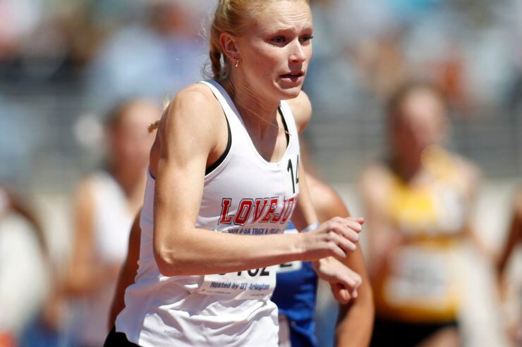 Lucas Lovejoy's Kailey Littlefield gets off to a strong start en route to her first place...