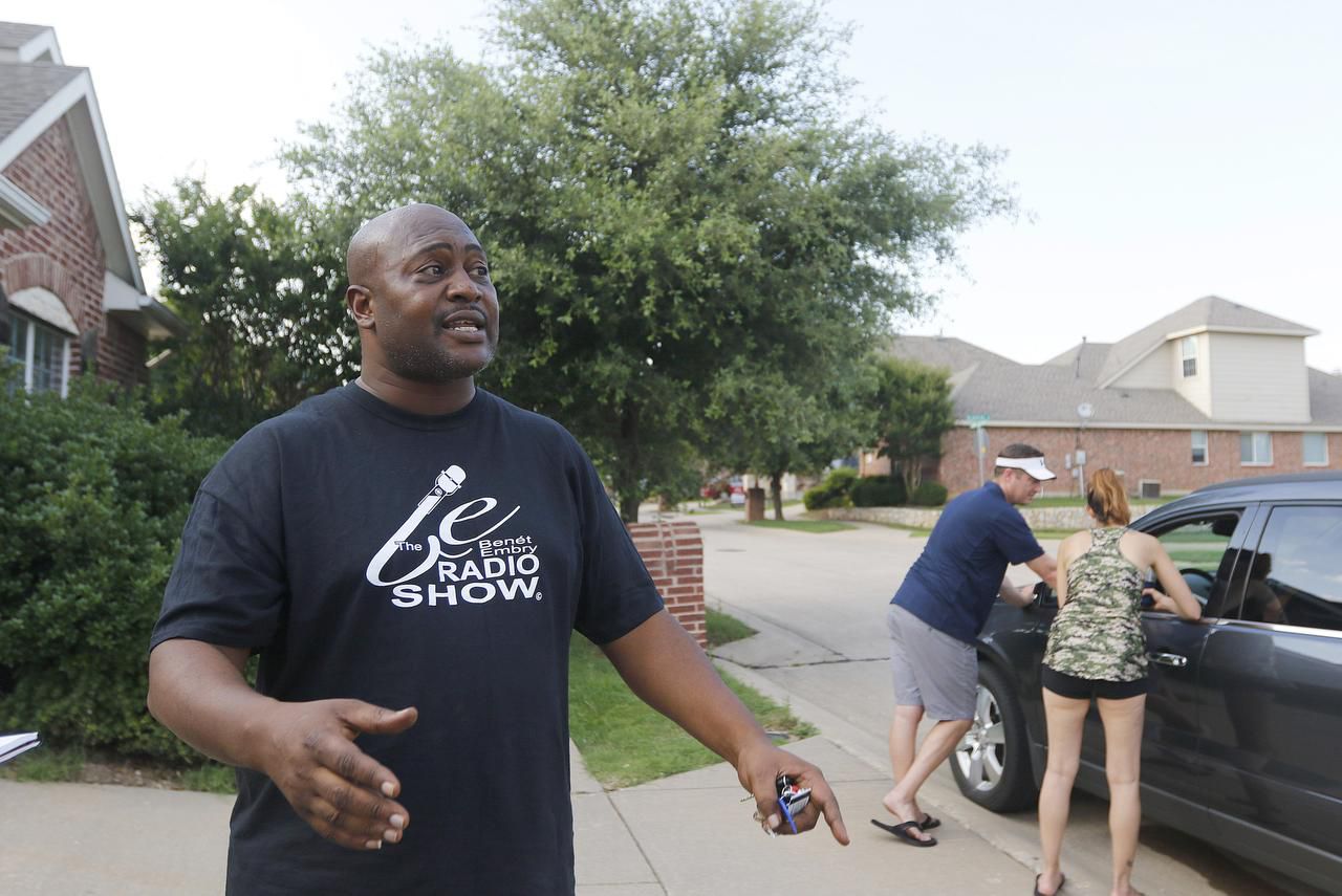 
“This is not a racist neighborhood,” said Benét Embry, a radio personality who lives in the...