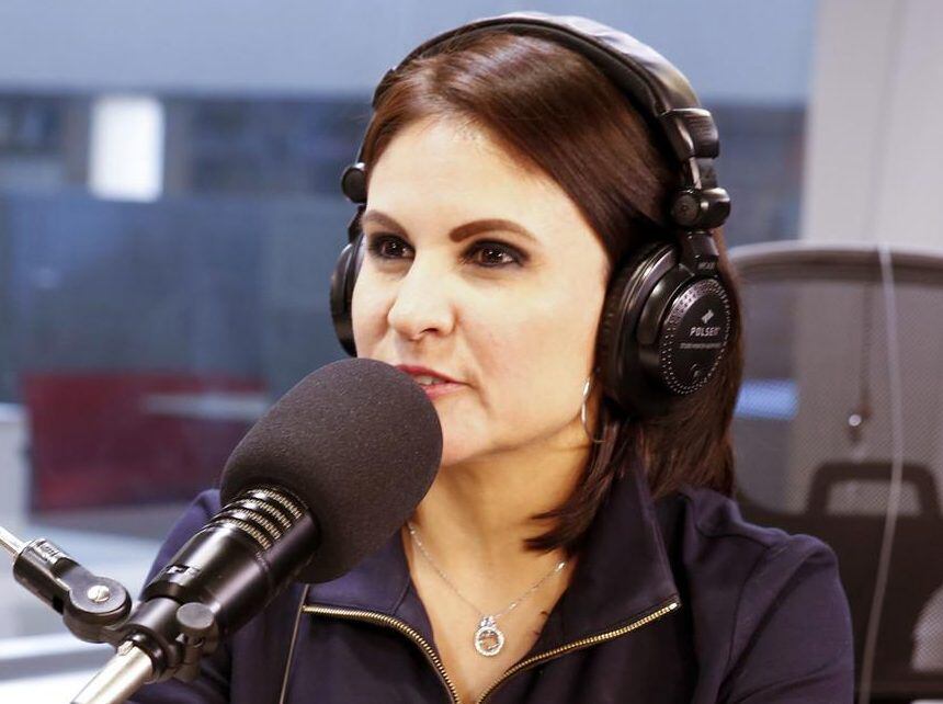 La legisladora estatal  Ana-María Ramos durante una entrevista para el podcast Latinos Al...