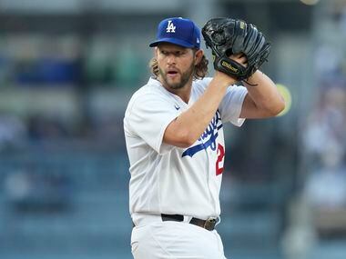 Los Angeles Dodgers starting pitcher Clayton Kershaw (22) throws during the first inning of...
