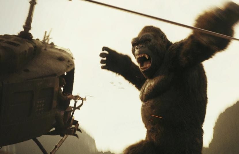 Una escena de “Kong: Skull Island”, que se estrenó este viernes(Warner Bros. Pictures)
