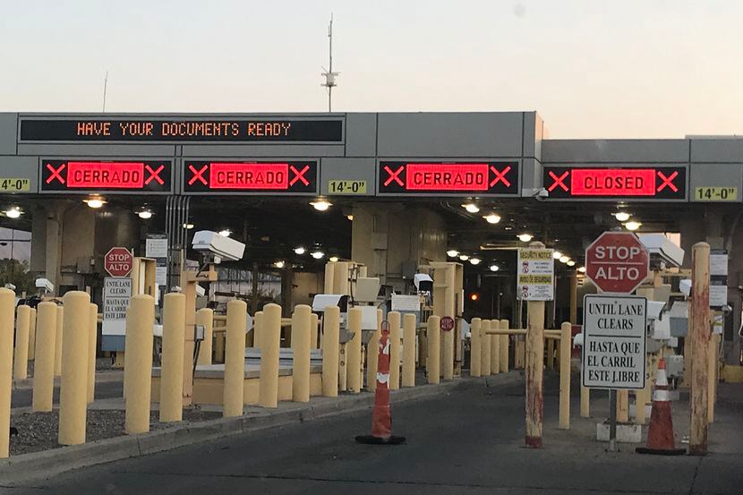 Garitas de entrada a Estados Unidos desde Ciudad Juárez por el Puente Internacional Las...