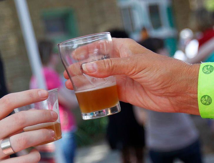 The BrewRiot Homebrew Beer Competition was held in Oak Cliff's Bishop Arts District Sunday...