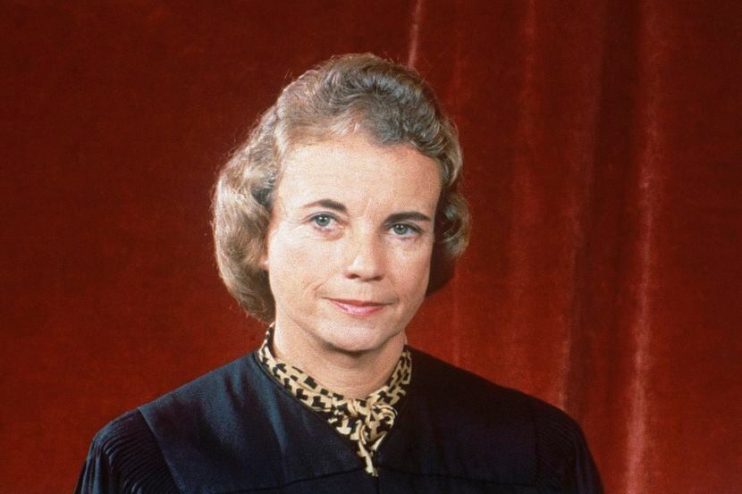 FILE - Supreme Court Associate Justice Sandra Day O'Connor poses for a photo in 1982....