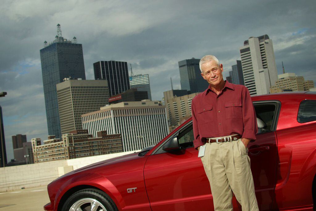 Terry Box posed with his new Mustang in 2005.