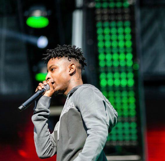21 Savage performs at the Budwieser Made in America Festival.