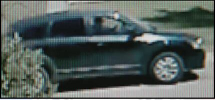 Police released this image of an SUV whose driver was involved in the shooting.