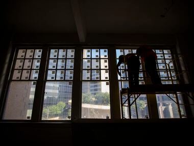 Construction crews are renovating 110-year-old Dallas High School  building into 10,000...