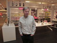 Ron Johnson, former CEO of JCPenney from 2011 to 2013 stands in front of one the retailer's...