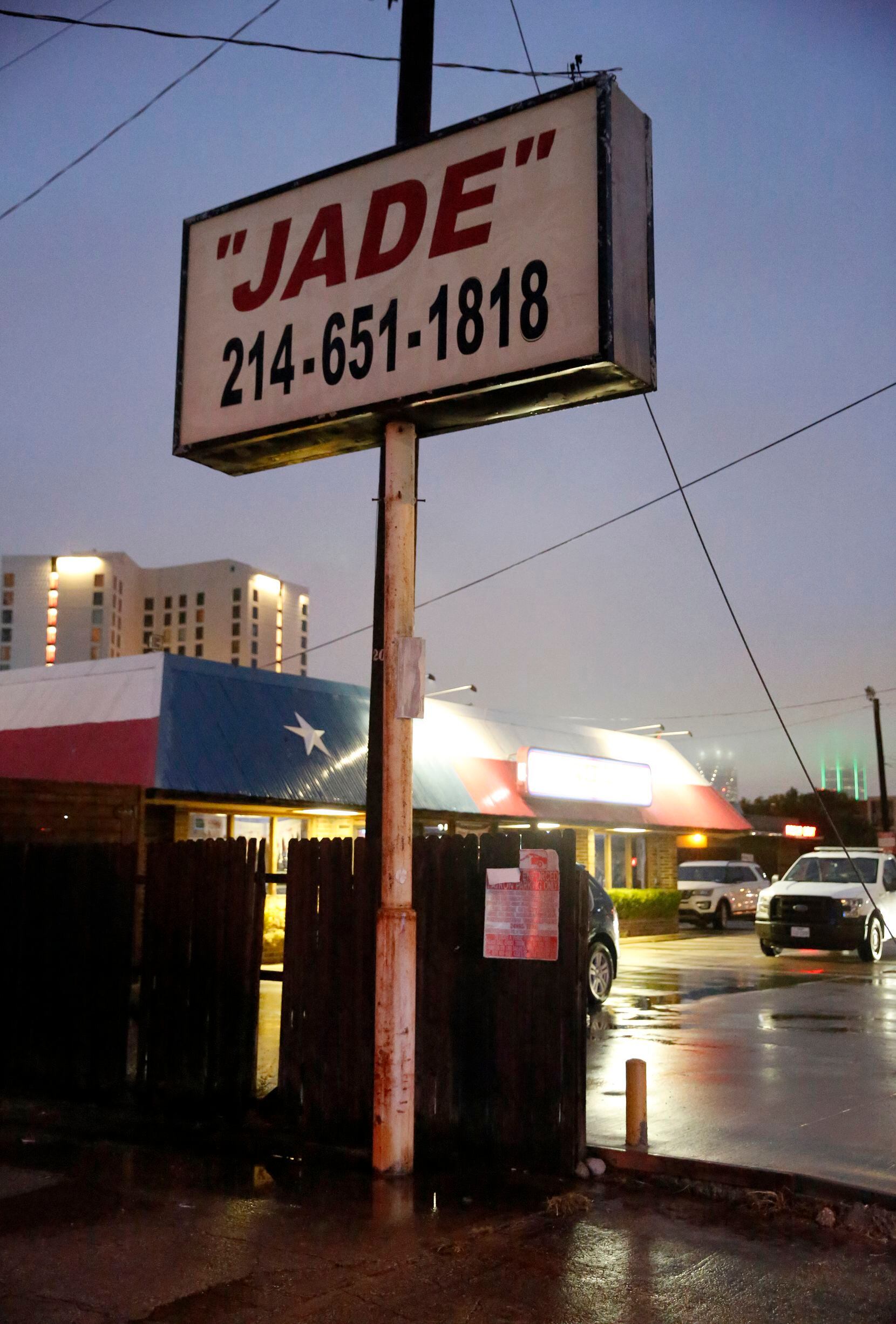 Jade Spa operated on Market Center Boulevard for more than a decade. Until last week it counted among its next-door neighbors Ferris Wheelers and Rodeo Goat.