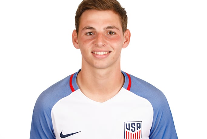 Blaine Ferri when he was with the US U17s.