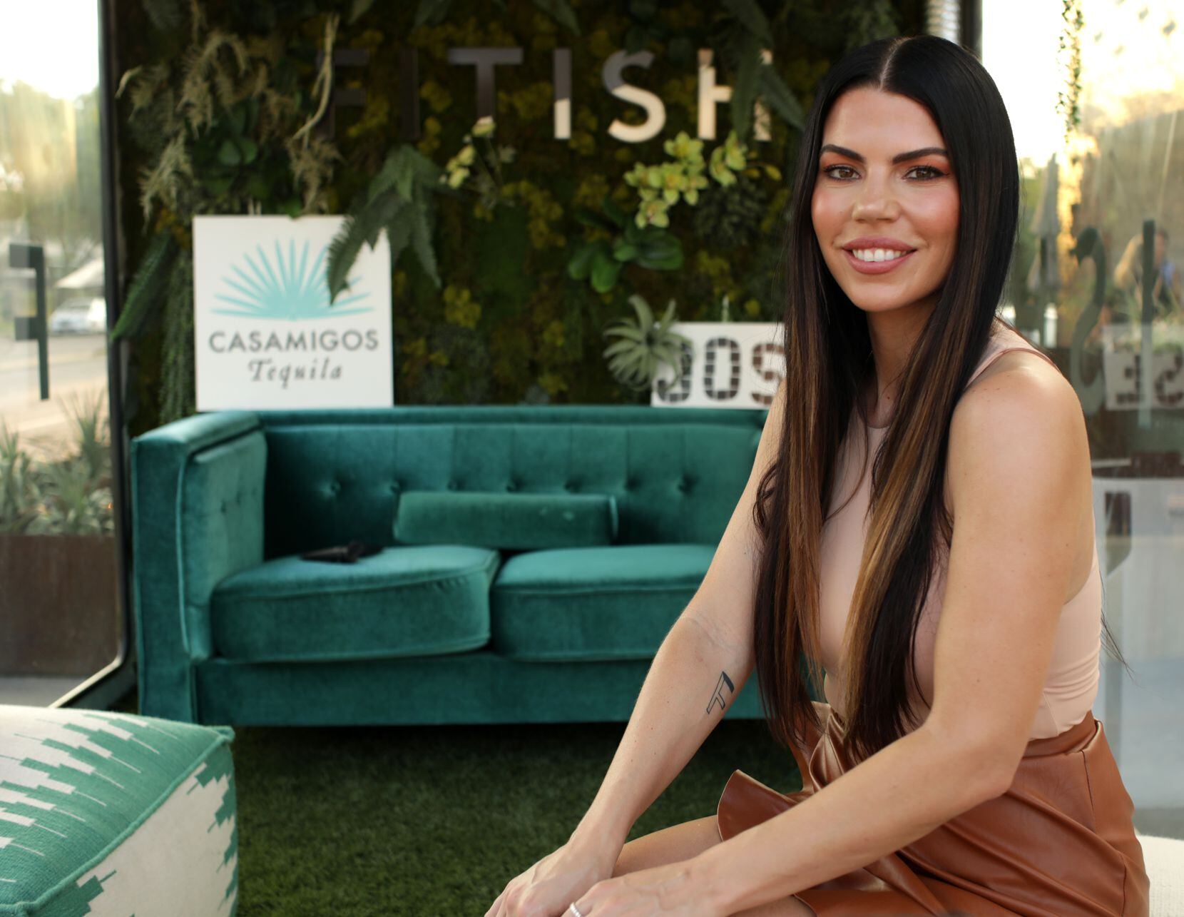 Jenna Owens photographed during a Fitish promotional event at Jose in Dallas, TX, on Oct. 3, 2019. (Jason Janik/Special Contributor)