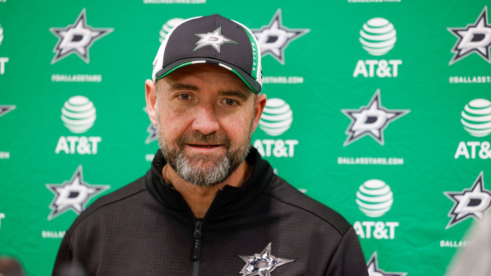 Dallas Stars head coach Peter DeBoer speaks on the team’s one-year extension with forward...
