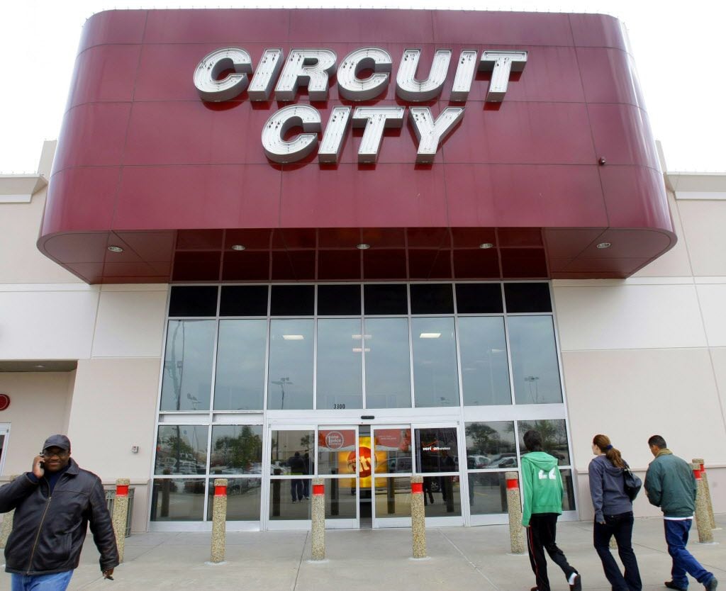  Circuit City store in Plano at Parker and N. Central Expressway on January 16, 2009....