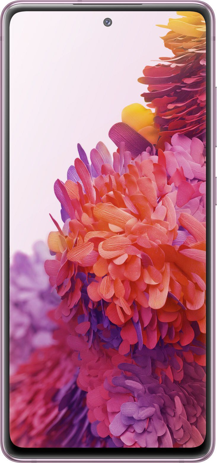 The screen takes up most of the front of the Samsung Galaxy S20 FE 5G