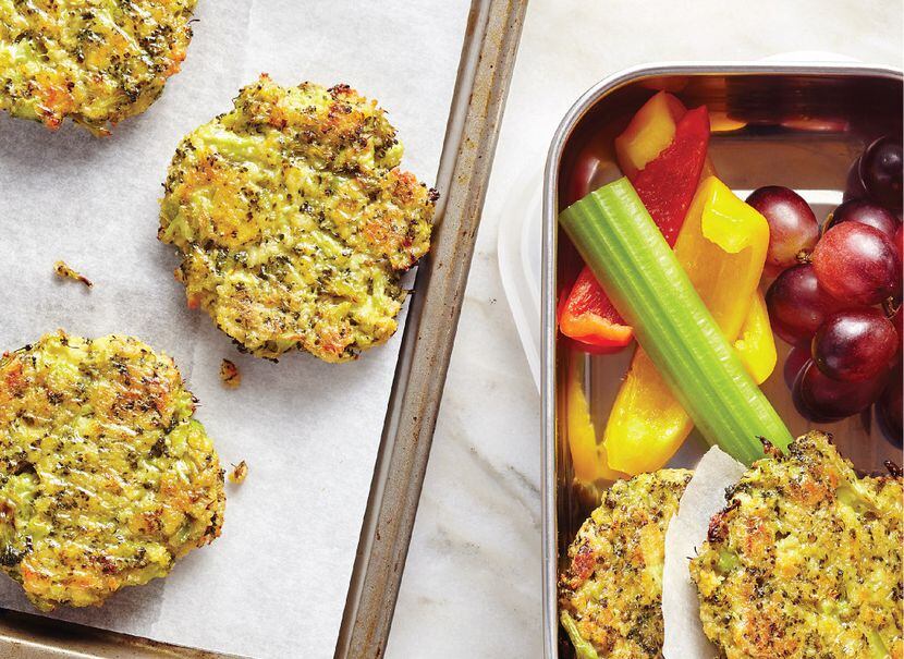 Broccoli and Cheese Patties from The School Year Survival Cookbook by Laura Keogh and Ceri...