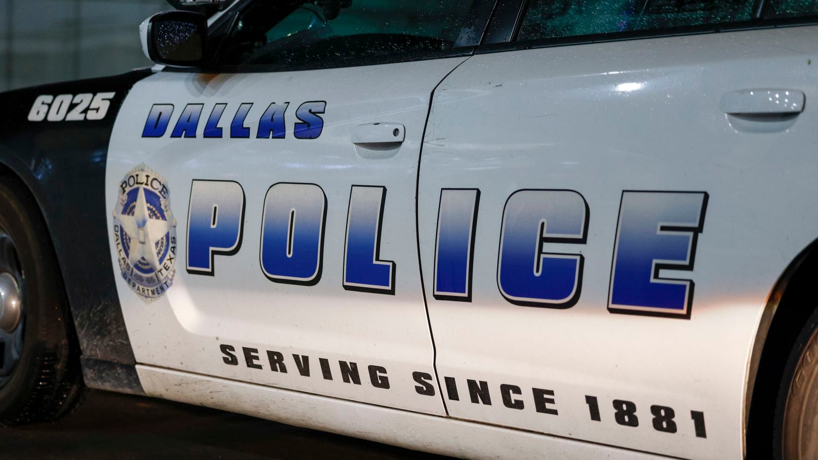 A Dallas police patrol car pictured in Dallas, Saturday, April 2, 2022.