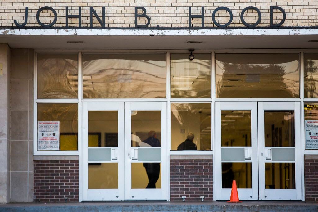 
John B. Hood Middle School in DISD was named for Confederate Civil War general John Bell...