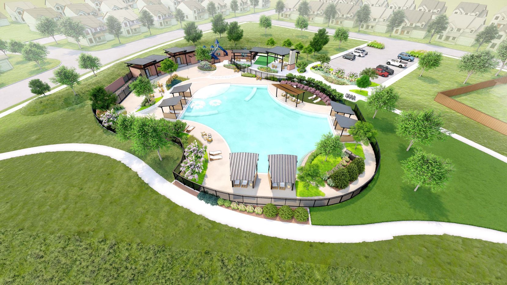 Upon completion, Creekshaw in Royse City will provide plenty of outdoor amenities, including...