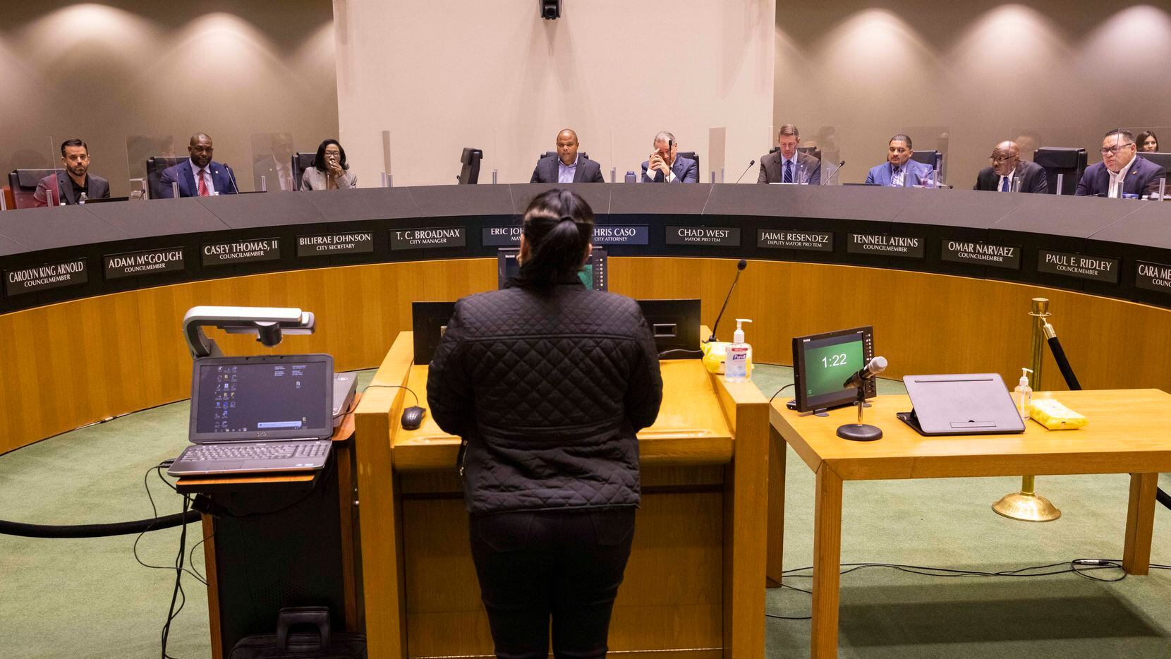 The Dallas City Council is considering decreasing the frequency people can make public...