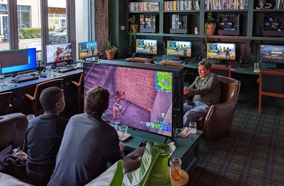 A restaurant and bar for gamers, Farm + Feed, is now open in Plano at Shops at Legacy