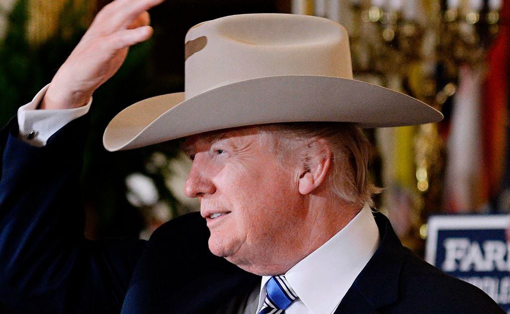 Who wore it best? Cowboy hat photo ops 