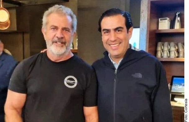 El actor Mel Gibson visita Guadalajara y se encuentra con empresarios, funcionarios y...