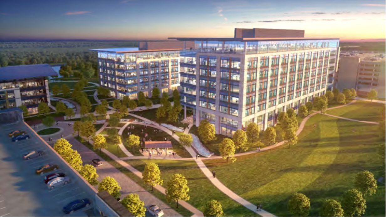 Charles Schwab is working on plans for two office buildings that would house thousands of...