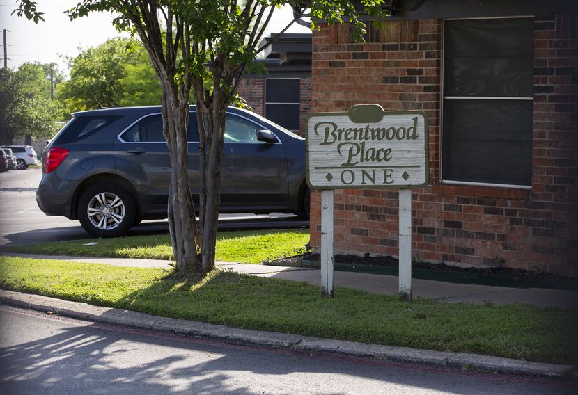 The exterior of Brentwood Nursing Home (Building #1) on April 24, 2020 in Dallas. (Juan...