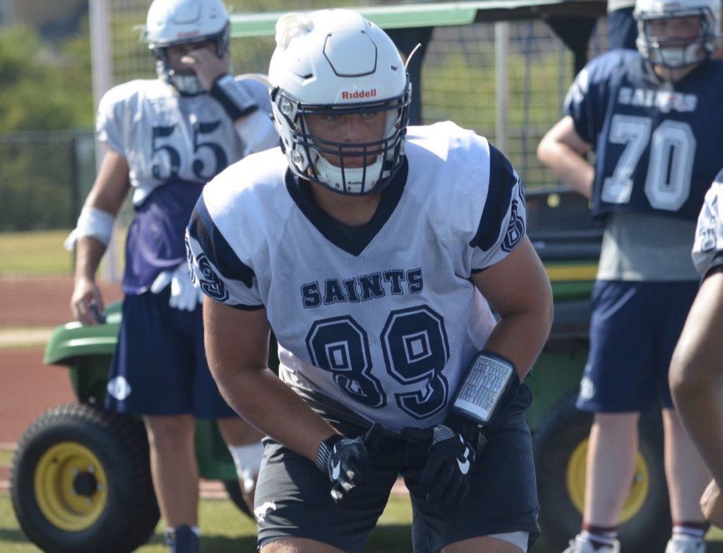 Fort Worth All Saints offensive lineman James Brockermeyer is one of the country's top center recruits in the 2021 class.