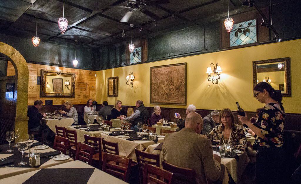The dining room of The Grape restaurant on Wednesday, February 4, 2015 in Dallas.   (Ashley...