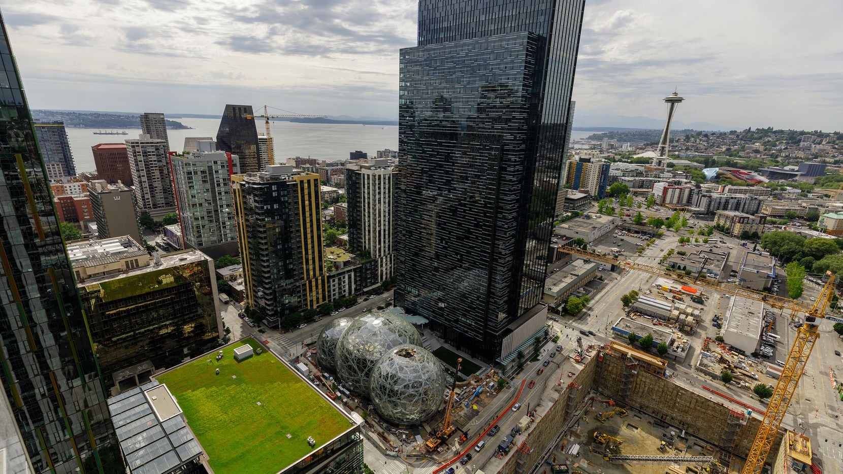 Amazon's campus in Seattle, Washington, in both the downtown and South Lake Union...