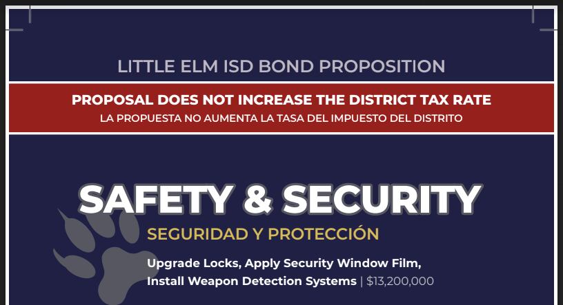 Little Elm ISD is asking voters to approve a bond that will, in part, help pay for new...