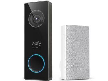The Eufy Security Wired 2K Video Doorbell includes a wireless chime.