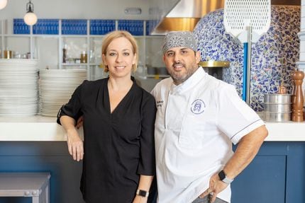 Husband and wife Dino Santonicola and Megan Santonicola are the co-owners of Partenope...