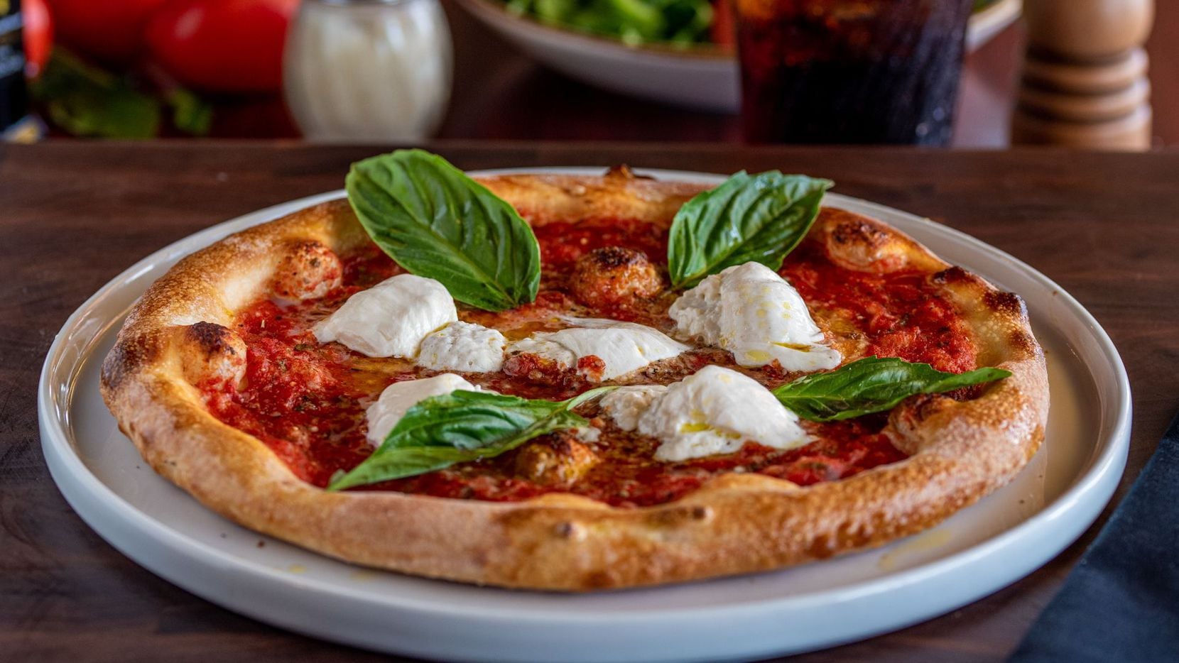 Russo's New York Pizzeria features traditional recipes.