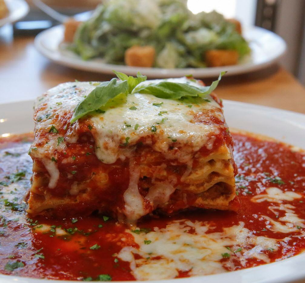 Mama P's Lasagna photographed Monday December 14, 2015, from the lunch menu of the new Coal...