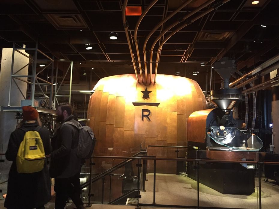 Starbucks Reserve Roastery in New York located at 61 Ninth Avenue.