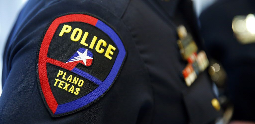 A file photo of a Plano police officer's badge.