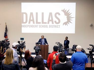 Dallas ISD superintendent Michael Hinojosa speaks about a Kimball boys basketball player who...